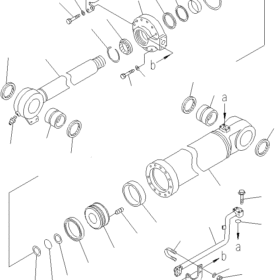 KIT EMPAQUETADURAS CILINDRO VOLTEO KOMATSU 707-99-73150