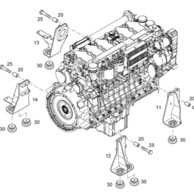 TACO MOTOR LIEBHERR 7366558
