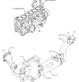 ENFRIADOR ACEITE MOTOR CATERPILLAR 7C3039
