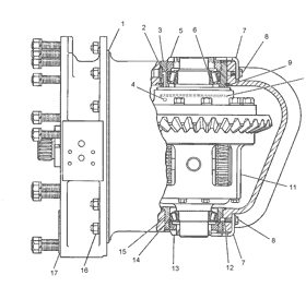 RETEN TORICO CATERPILLAR 7S4571