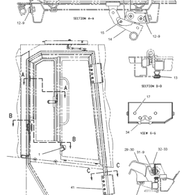 HANDLE OEM CATERPILLAR 7X-2497