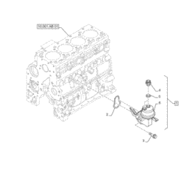 BOMBIN ALIMENTACION GASOIL MOTOR CASE 84269570