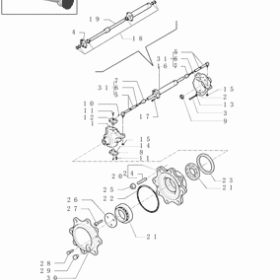 PIVOTE INFERIOR NEW HOLLAND 85805983