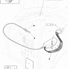 CABLE CONTROL NEW HOLLAND 85819765