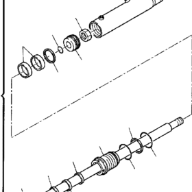 KIT EMPAQUETADURA BOTELLA EXTENSIBLE KOMATSU 878000388