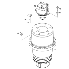 MOTOR HIDRAULICO GIRO LIEBHERR 9277574