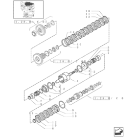 SEGMENTO TRANSMISIÓN NEW HOLLAND 9969046