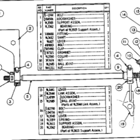 ROTULA GOVERNOR CATERPILLAR 9L-2685