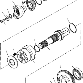 BRIDA TRANSMISION KOMATSU CA0137302