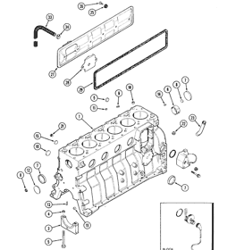 JUNTA TAPA REGISTRO MOTOR CASE J907617