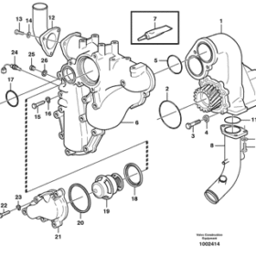 JUNTA TERMOSTATO VOLVO VOE11000236