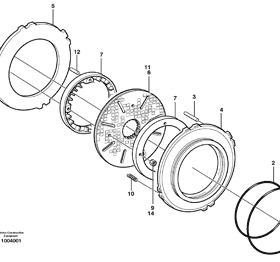 JUNTA CIERRE PISTON FRENO VOLVO VOE11035350
