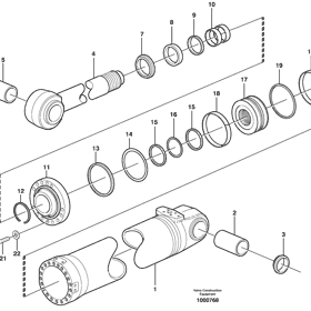 GUIA PISTON CILINDRO HIDRAULICO VOLVO VOE11107254