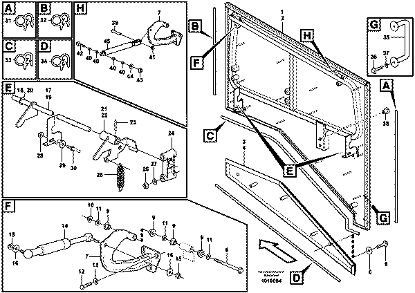 AMORTIGUADOR GAS TAPA LATERAL MOTOR VOLVO VOE11413465