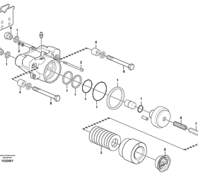 KIT CASQUILLO FRENO MANO VOLVO VOE11708881