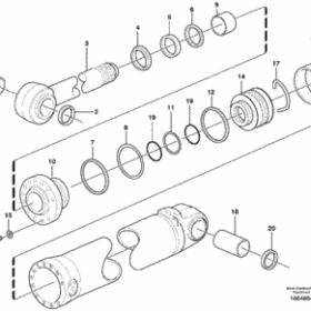 KIT EMPAQUETADURAS CILINDRO BALANCIN VOLVO VOE11709868