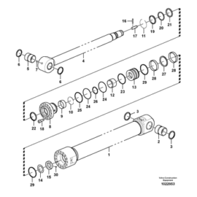 KIT EMPAQUETADURA BOTELLA ELEVACION VOLVO VOE14512948