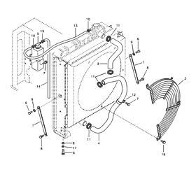 VASO EXPANSION MOTOR VOLVO VOE14546444