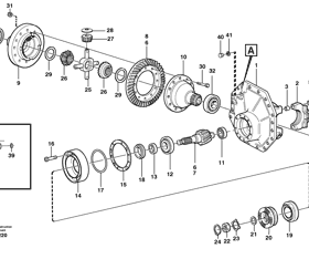 TAPA DIFERENCIAL EJE VOLVO VOE15155278