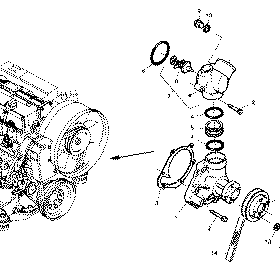 BOMBA AGUA MOTOR VOLVO VOE20726083