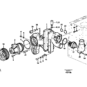 BOMBA AGUA MOTOR VOLVO VOE20726092