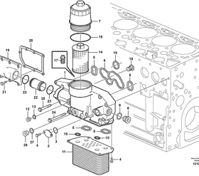 ENFRIADOR ACEITE VOLVO VOE21707096