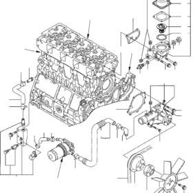 VENTILADOR MOTOR KOMATSU VOLVO YM123910-44742